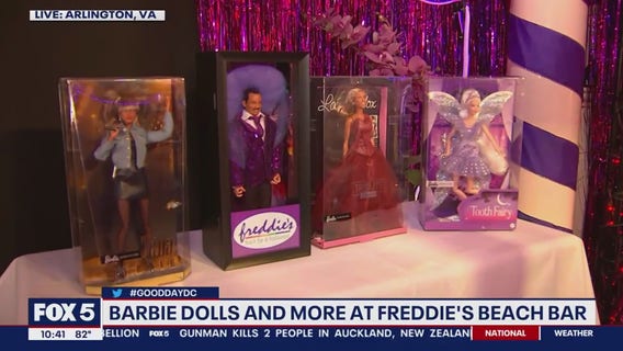 Barbie dolls and more at Freddie's Beach Bar!