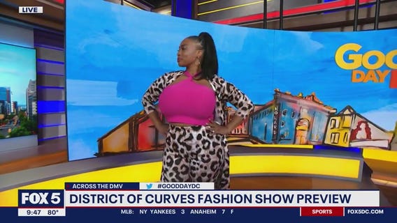 Previewing District of Curves fashion show