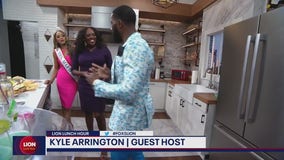 Mrs. Maryland America and Kyle Arrington join LION Lunch Hour