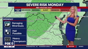 FOX 5 Weather forecast for Monday, July 24