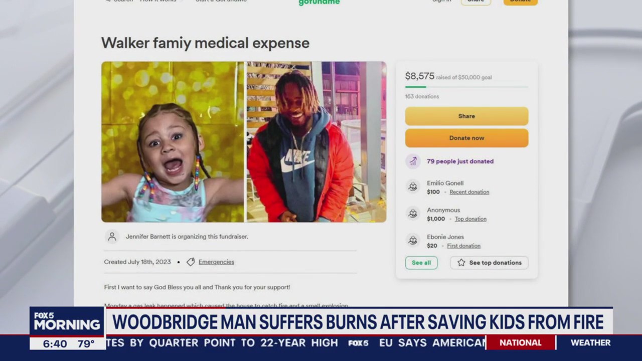 Woodbridge man saves kids from fire | FOX 5 DC