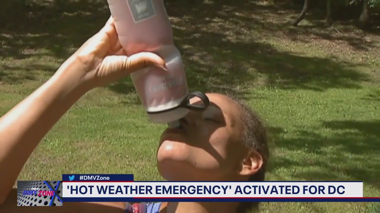 Hot Weather Emergency activated for DC as heat wave sweeps across DMV