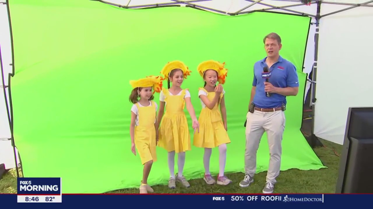 The ducklings from 'Honk!' help Tucker with the weather