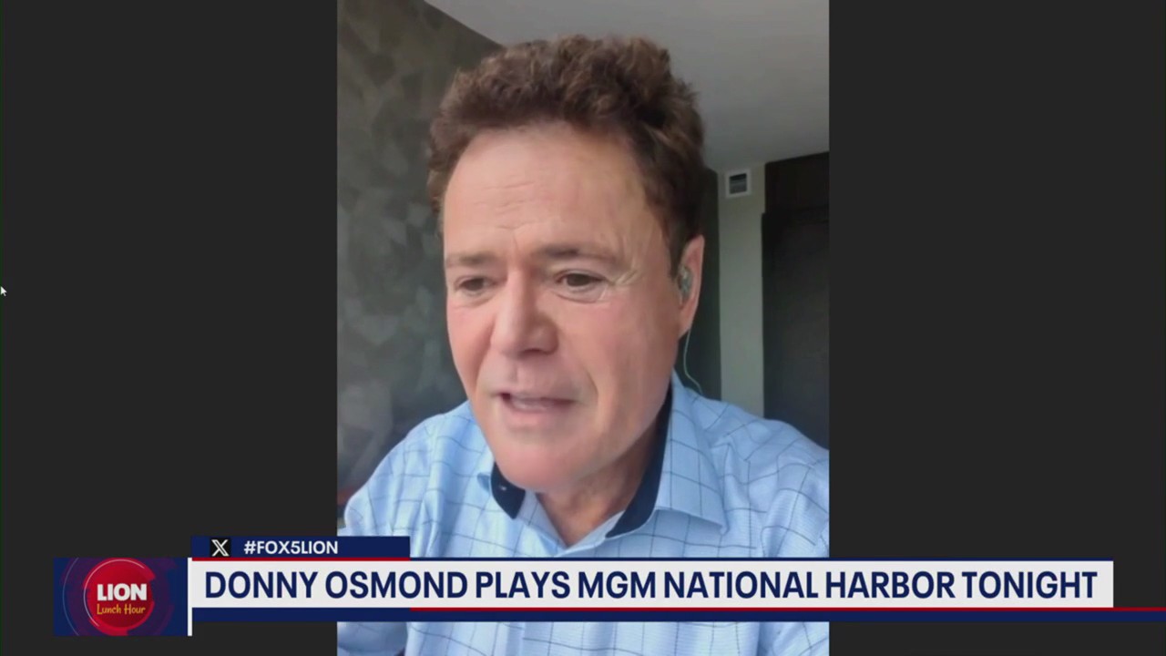 Donny Osmond plays MGM National Harbor Wednesday night