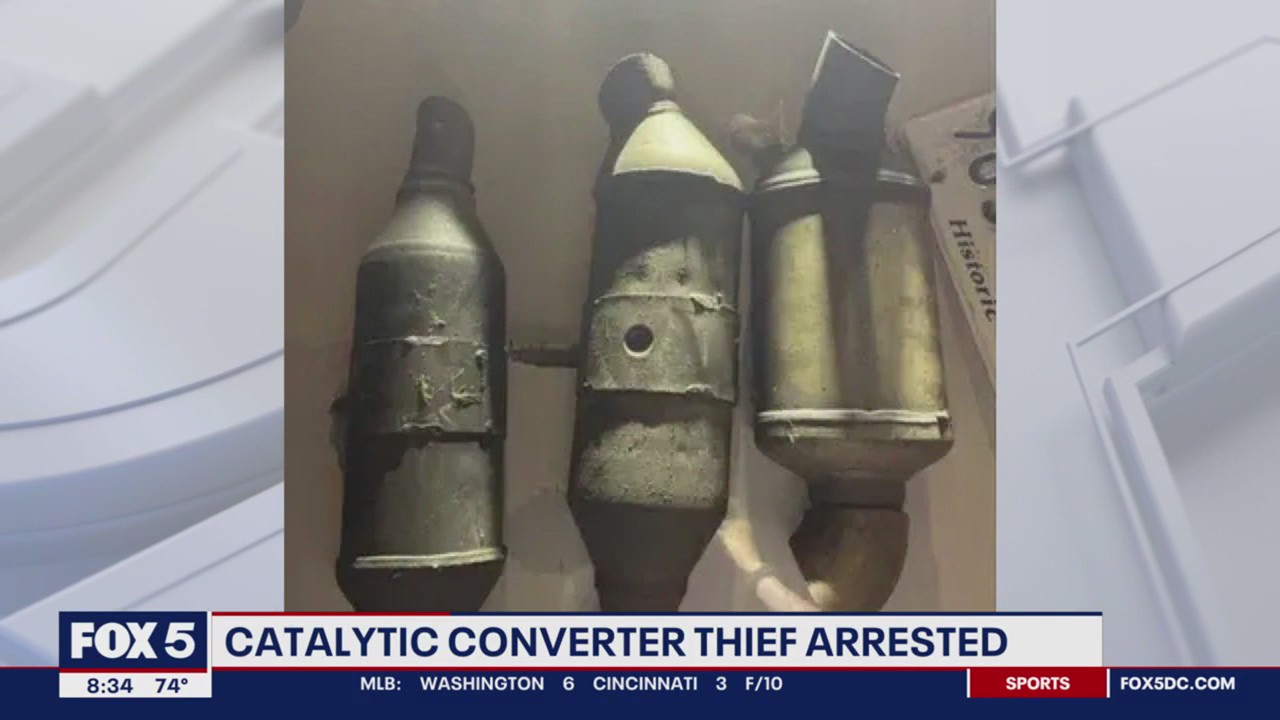 Catalytic converter thief arrested in Fairfax County | FOX 5 DC