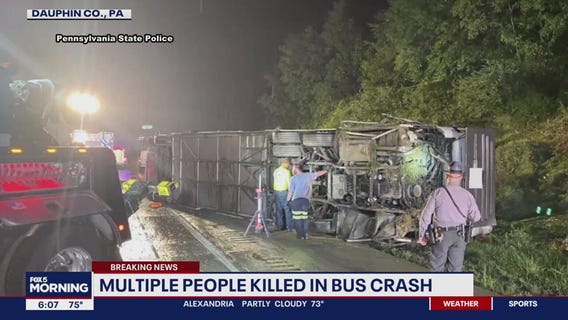 At least 3 killed, several others injured in Pennsylvania bus crash