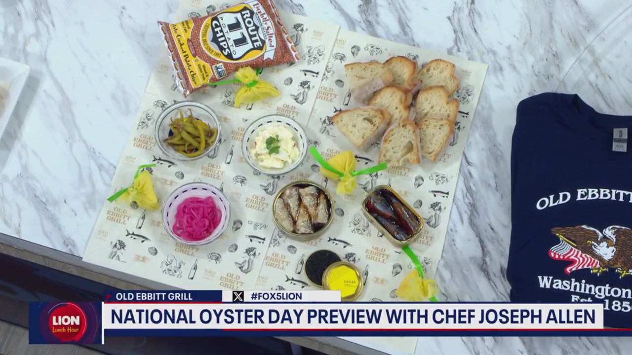 National Oyster Day preview with Old Ebbitt Grill's top chef
