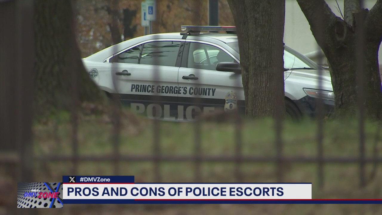 Prince George's County police escort Beyonc? to FedEx Field