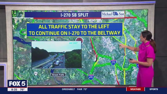 Truck carrying pesticides involved in multi-vehicle crash on I-270