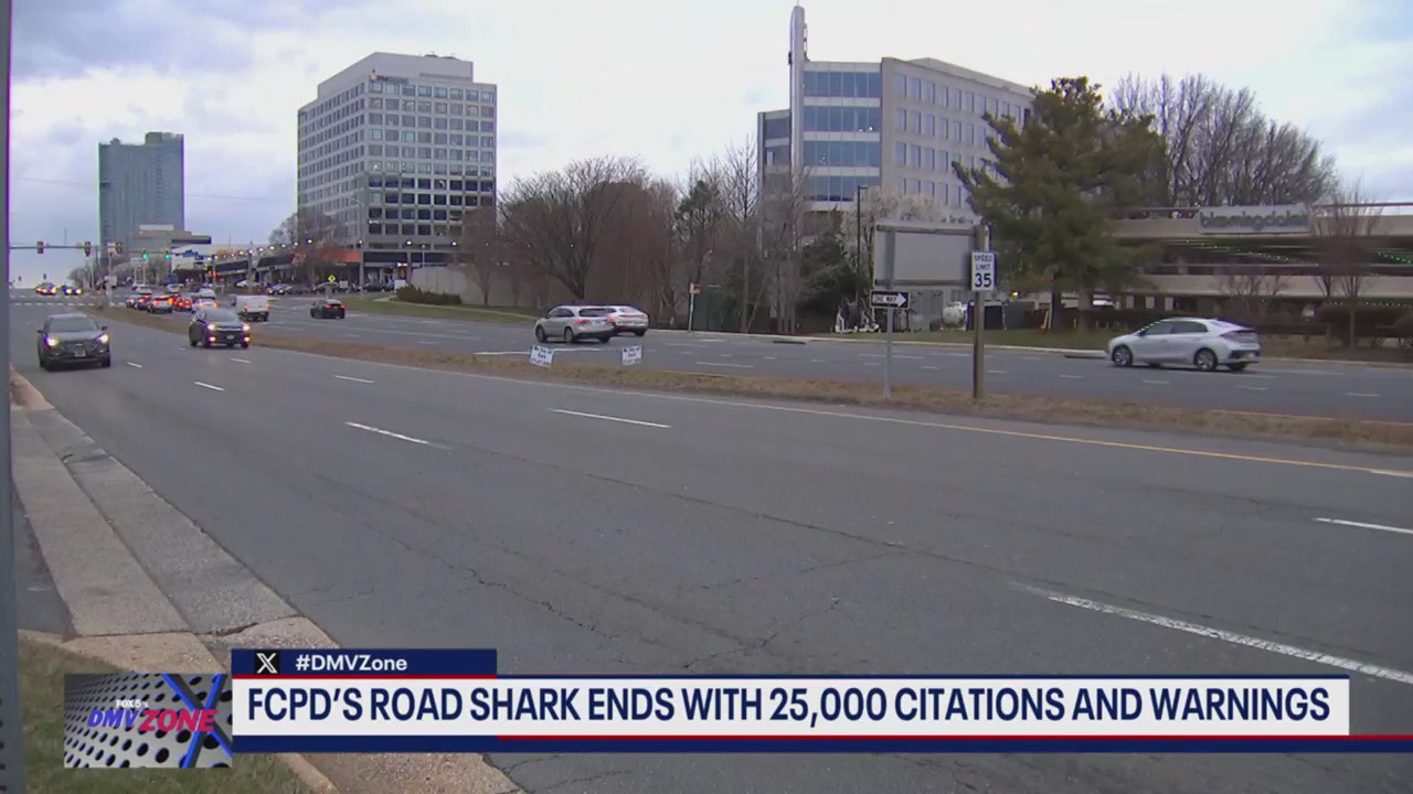 Fairfax County Police Department's Road Shark initiative ends