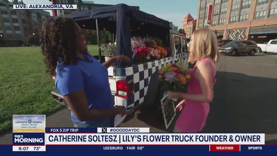 Lily's Flower Truck at Potomac Yard