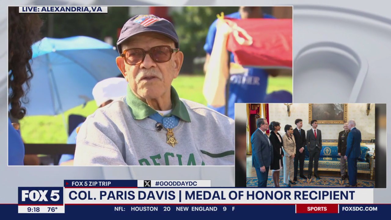 Local legend Medal of Honor recipient Paris Davis