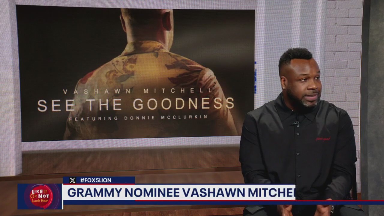 Grammy nominee Vashawn Mitchell on LION Lunch Hour!
