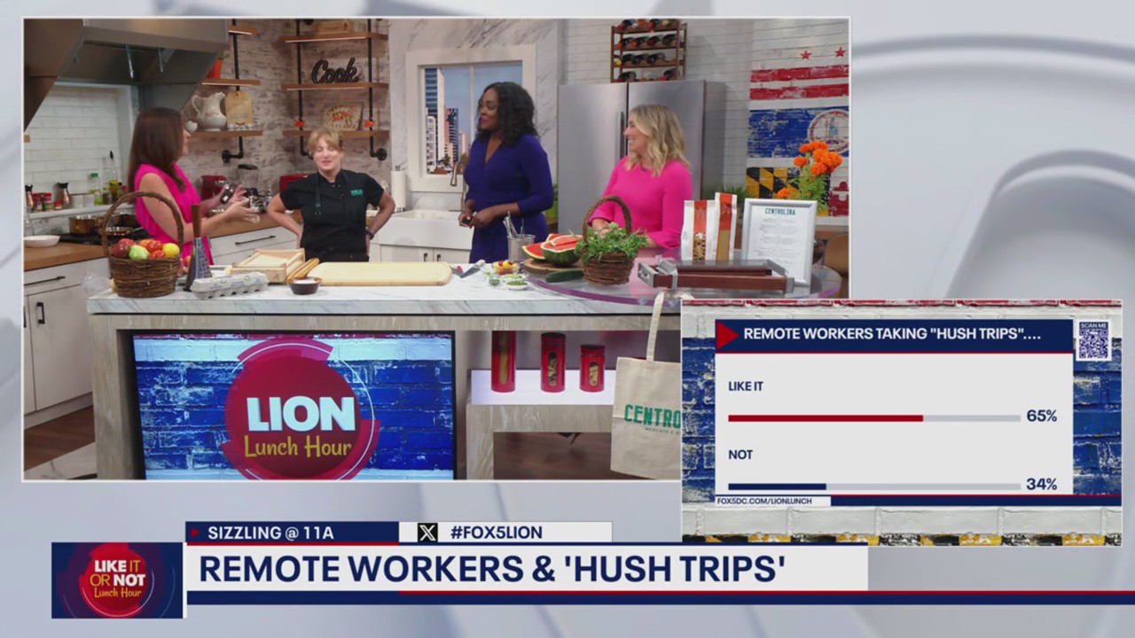 57% of employees have taken a 'hush trip'