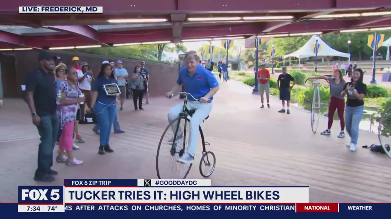 Tucker Tries It: High Wheel Bikes