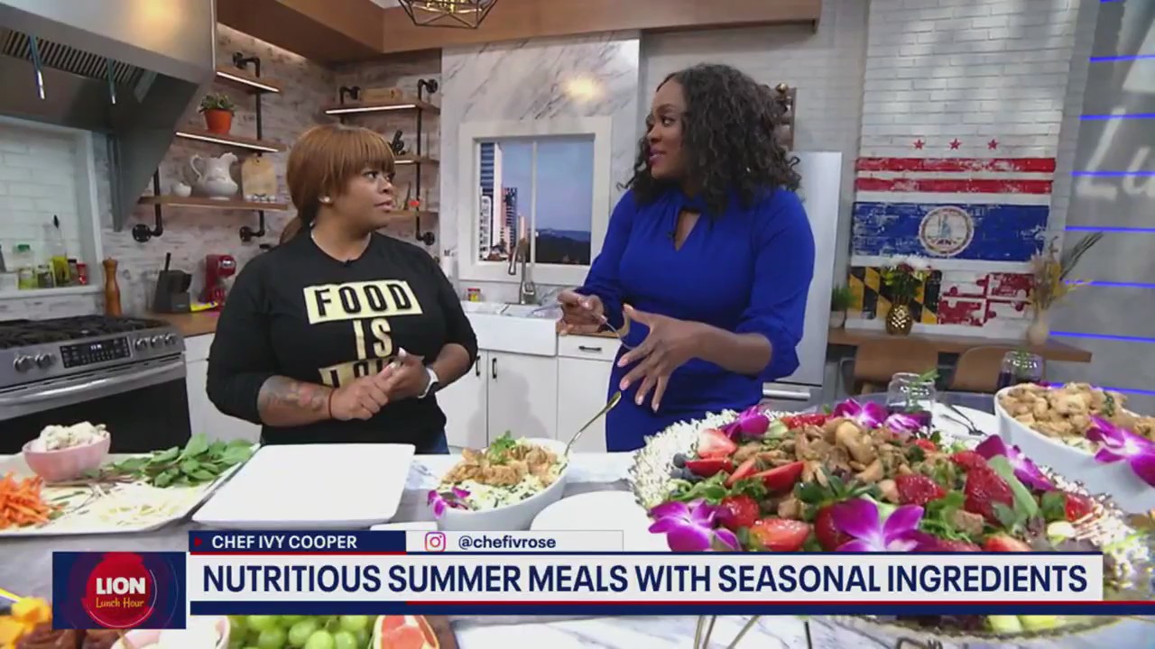 Nutritious summer meals with seasonal ingredients