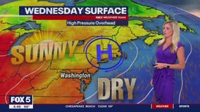 FOX 5 Weather forecast for Wednesday, August 23