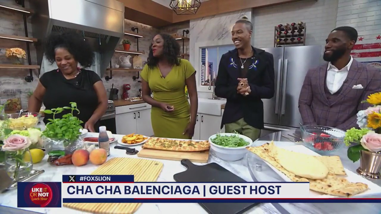 ChaCha Balenciaga guests hosts LION Lunch Hour