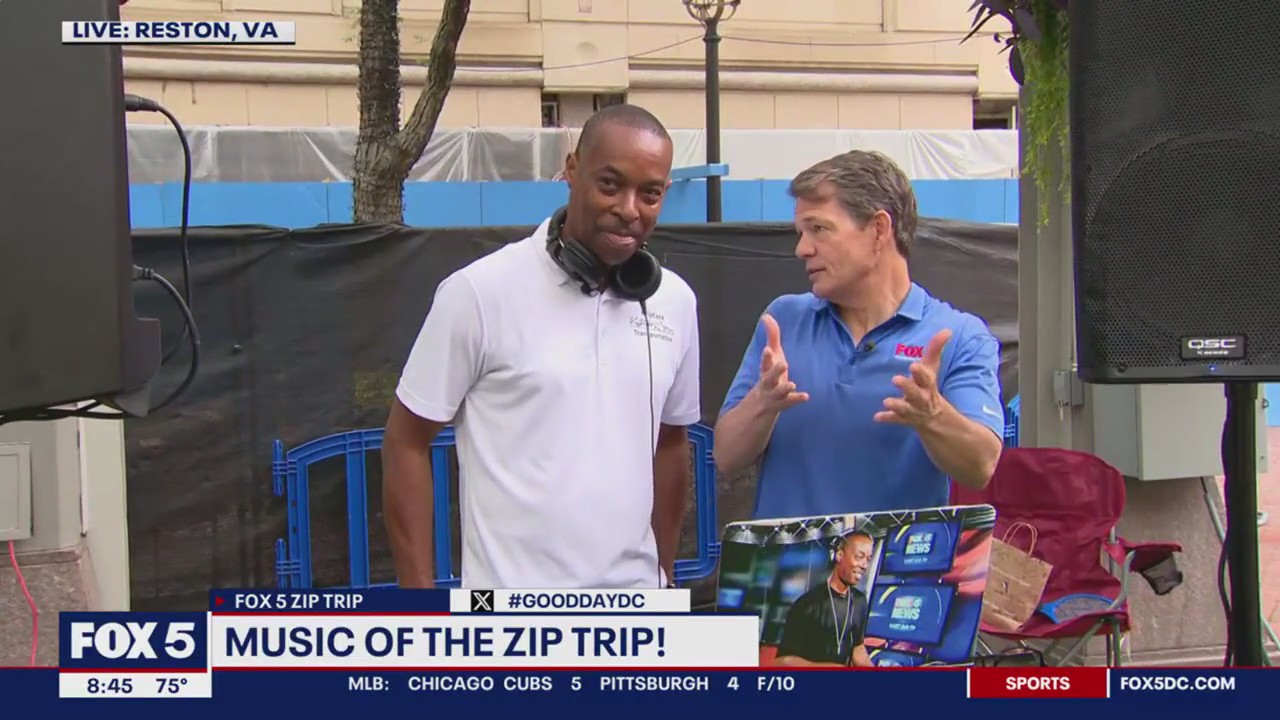 Jamming with DJ Mr. E in Reston!