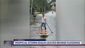 Tropical storm Idalia leaves behind flooding
