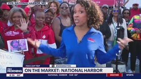 Fun with fans at National Harbor!