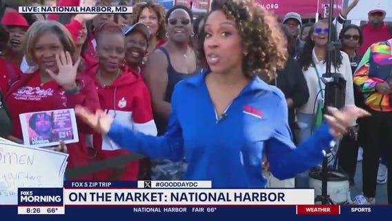 Fun with fans at National Harbor!