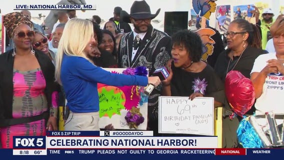 Making friends at National Harbor!