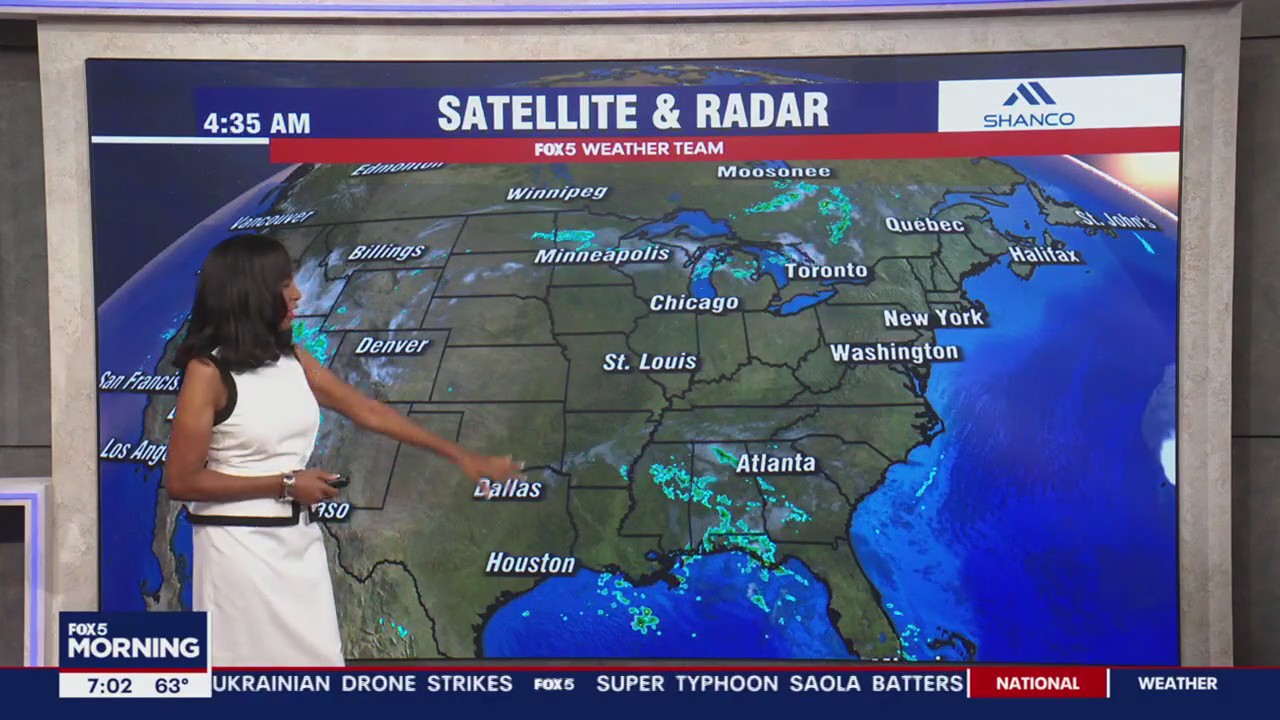 FOX 5 Weather forecast for Saturday, September 2
