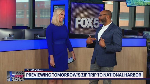 Previewing tomorrow's Zip Trip to National Harbor