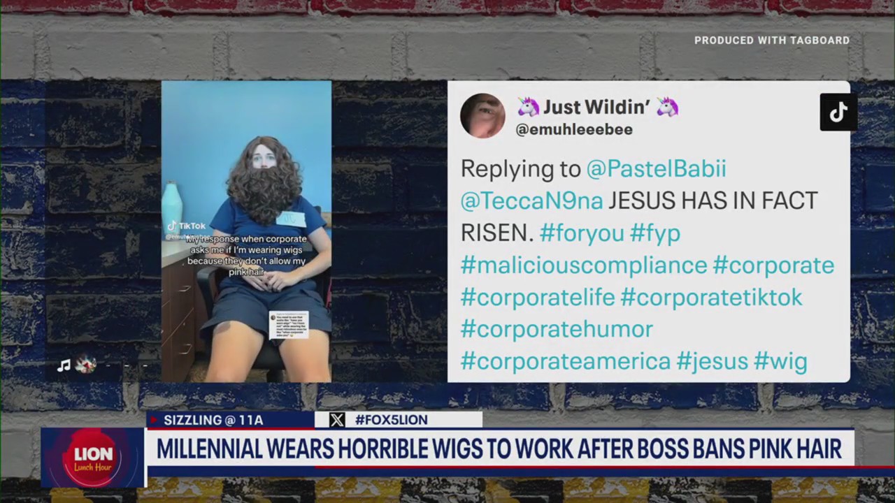 Sizzling @ 11a: Wearing wacky wigs to work to follow dress code