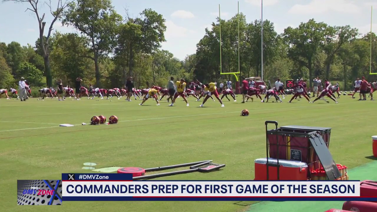 Commanders prepare for first regular season game against Cardinals