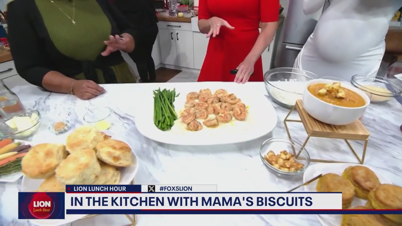 Mama's Biscuits makes shrimp and grits!
