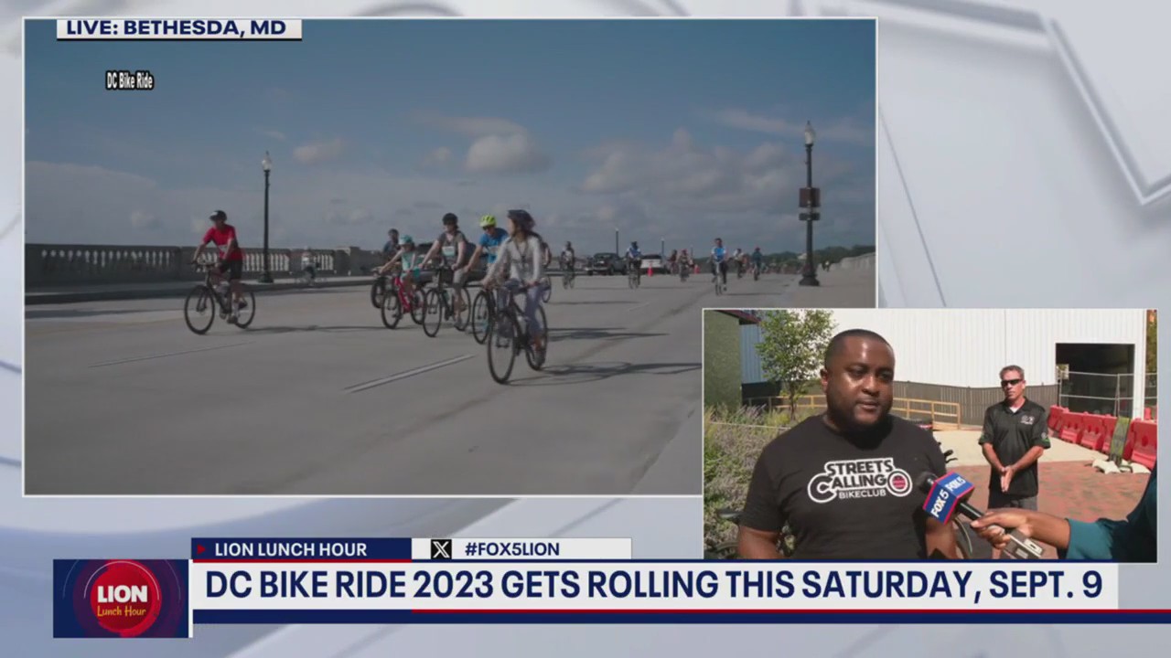 DC Bike Ride 2023 gets rolling this Saturday, Sept. 9