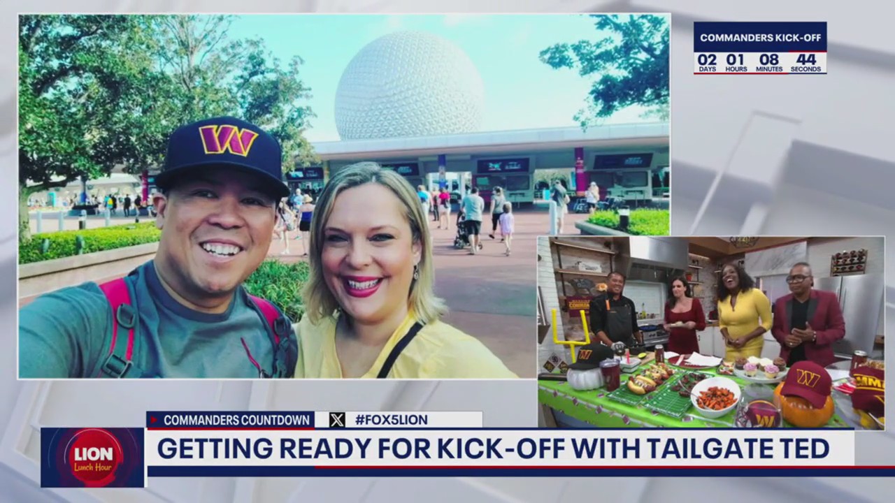 Getting ready for kick-off with Tailgate Ted