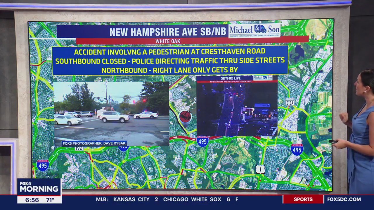 Man in critical after struck by vehicle in Silver Spring | FOX 5 DC