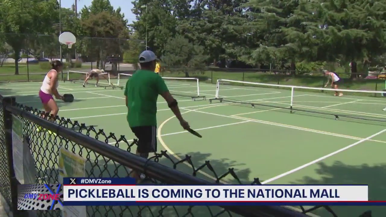 Pickleball is coming to the National Mall