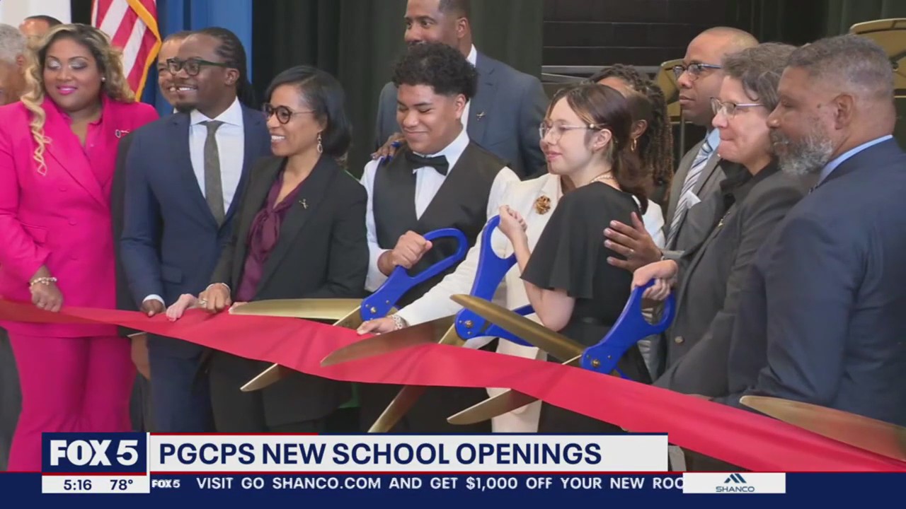 PGCPS celebrates new school openings | FOX 5 DC