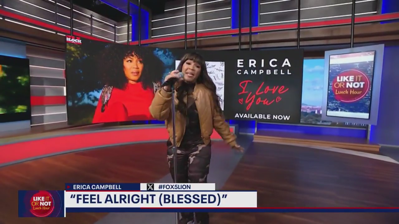 Erica Campbell performs LIVE on LION LH!