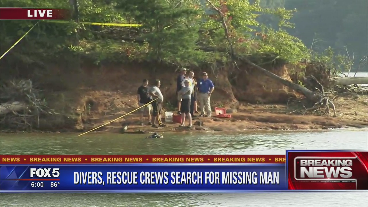 Search for missing swimmer on Lake Lanier | FOX 5 Atlanta