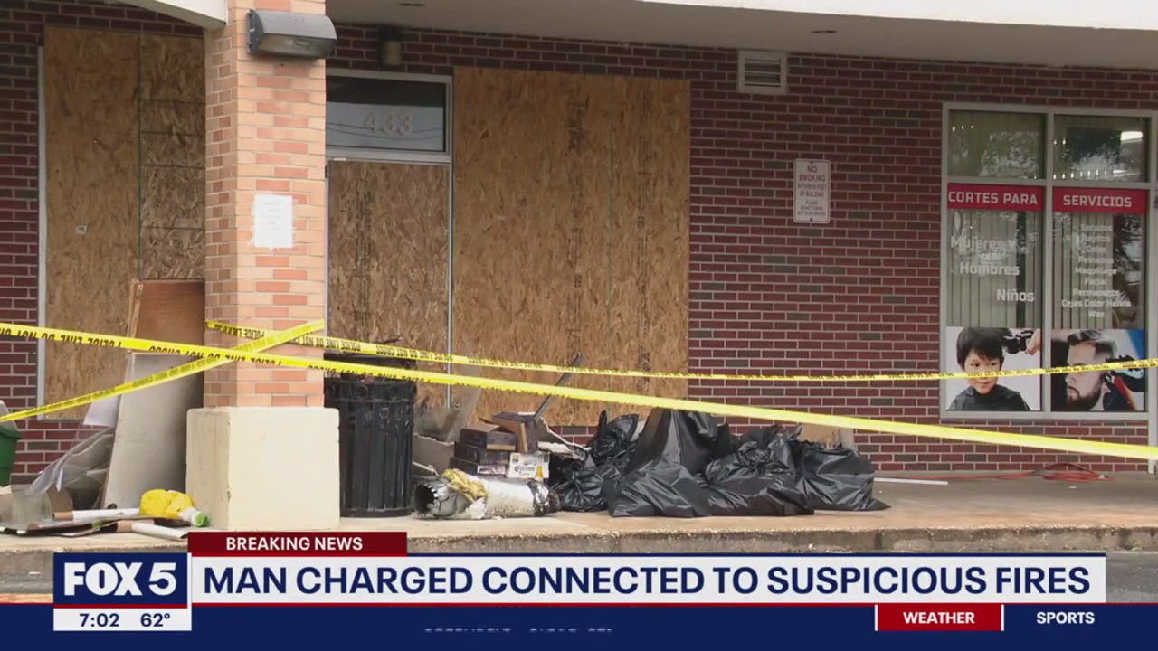 Man charged with arson in connection to suspicious fires in ...