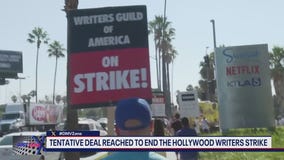 Tentative deal reached in writers strike