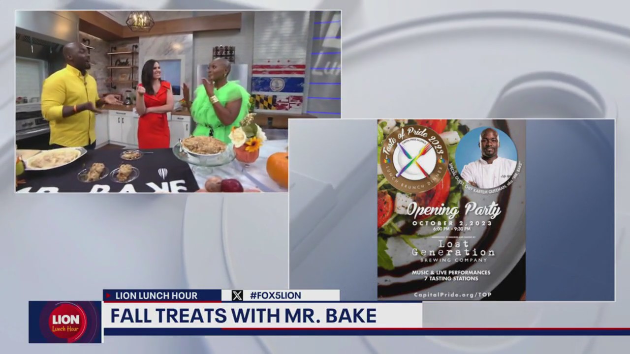 Mr. Bake hosts a Taste of Pride opening reception!
