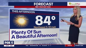 FOX 5 Weather forecast for Monday, October 2