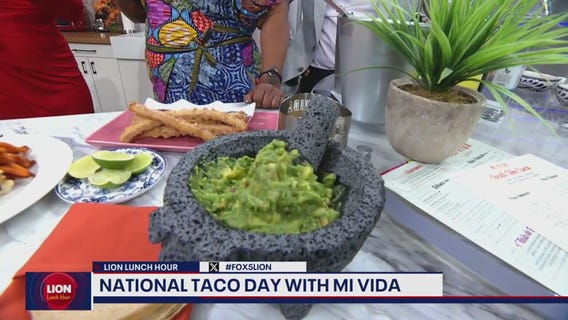 Mi Vida makes tacos and vegetarian empanadas!