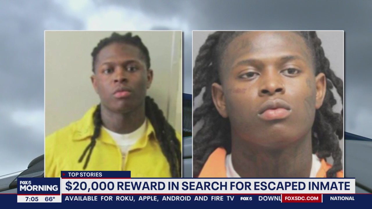 $20K reward in search for escaped inmate | FOX 5 DC