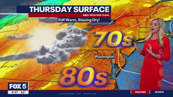 FOX 5 Weather forecast for Thursday, October 5