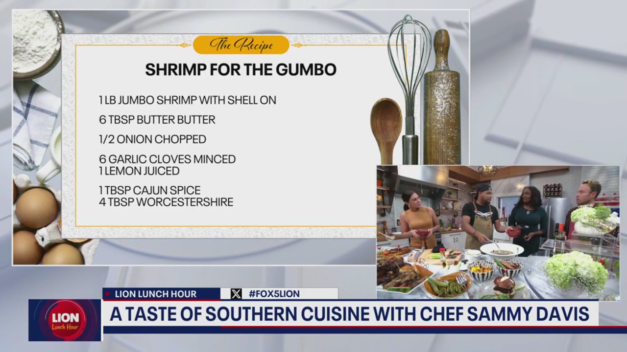 A taste of southern cuisine with Chef Sammy Davis