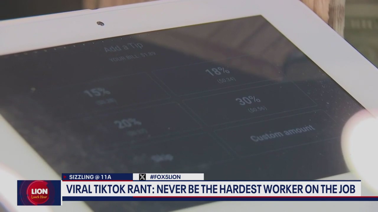 Restaurant worker goes on viral TikTok rant: "Never be the hardest worker on the job"