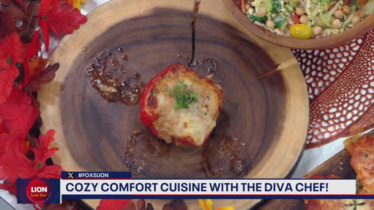 The Diva Chef shows how to make stuffed bell peppers!