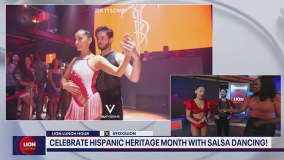 Ceelebrating Hispanic Heritage Month with salsa dancing